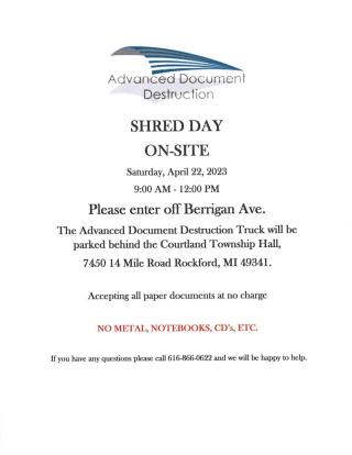 Shred day poster