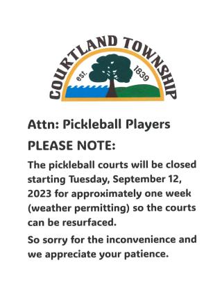 pickleball court resurface poster