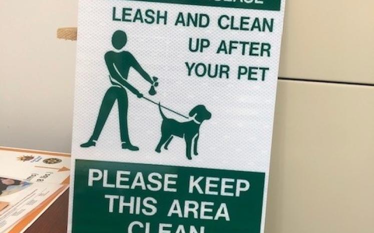 Pet Waste signs